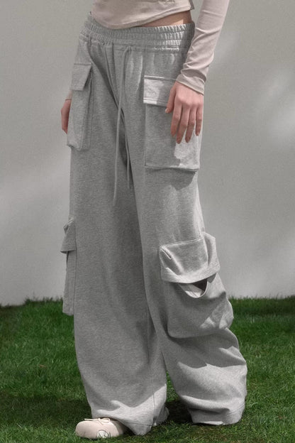 Multiple Pockets Sweatpants