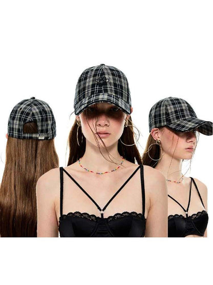 Plaid Baseball Cap