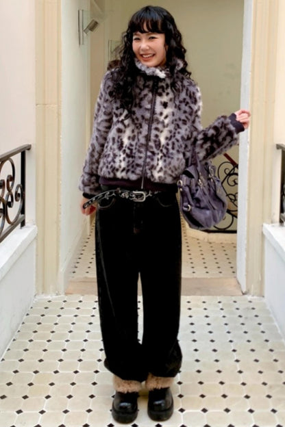 Dreamland Leopard Fur Jacket