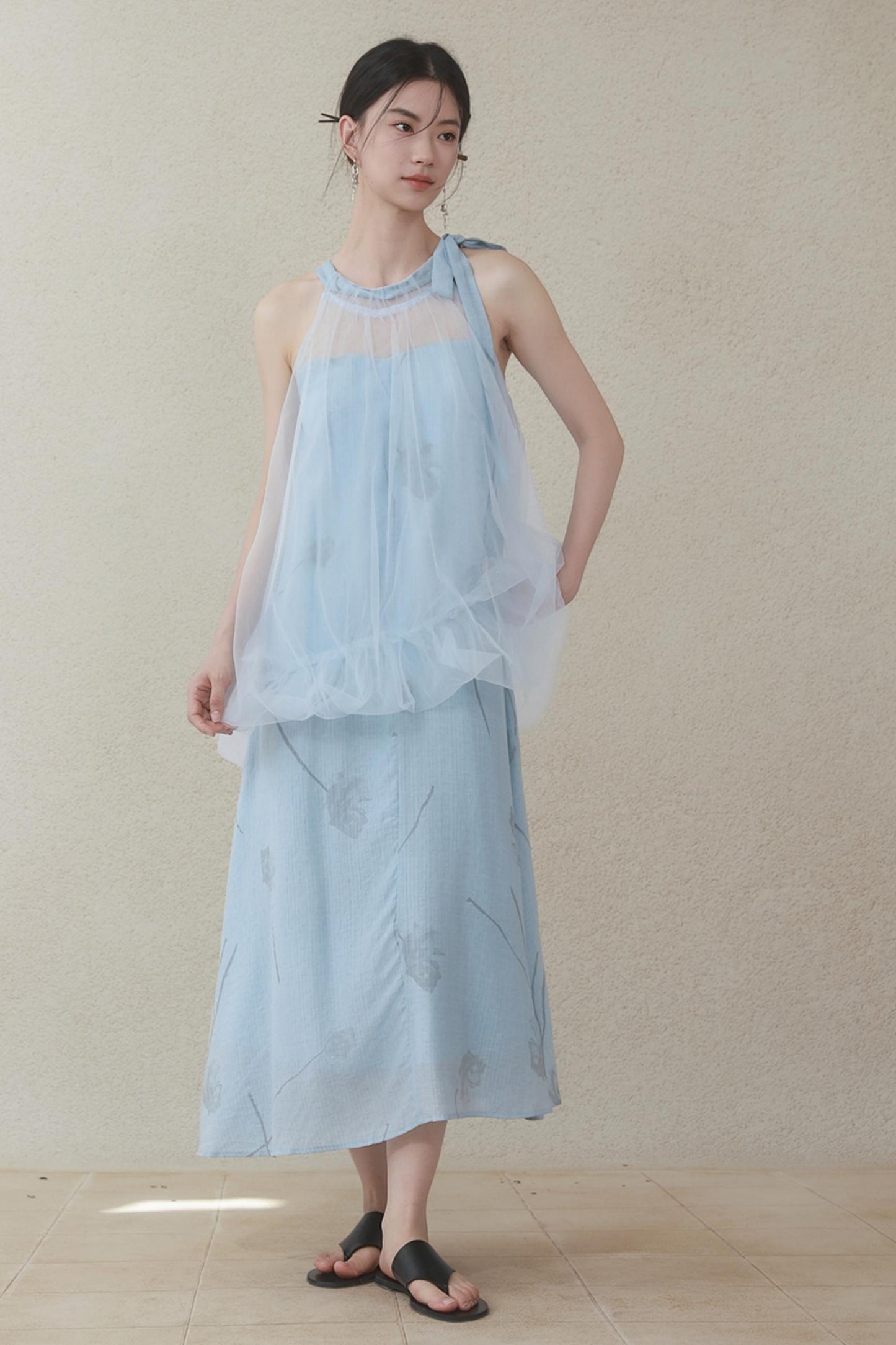 Summer Cloud Mesh Dress