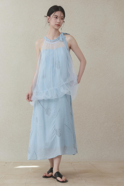 Summer Cloud Mesh Dress