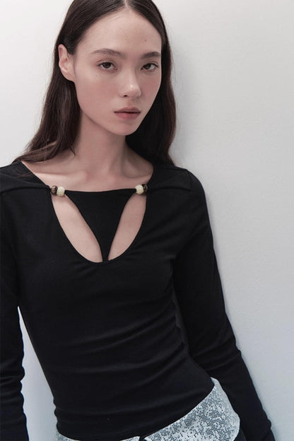 Sheer Silhouette Top