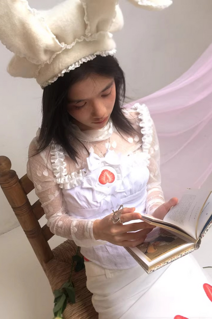 Polka Dot Strawberry Camisole Top