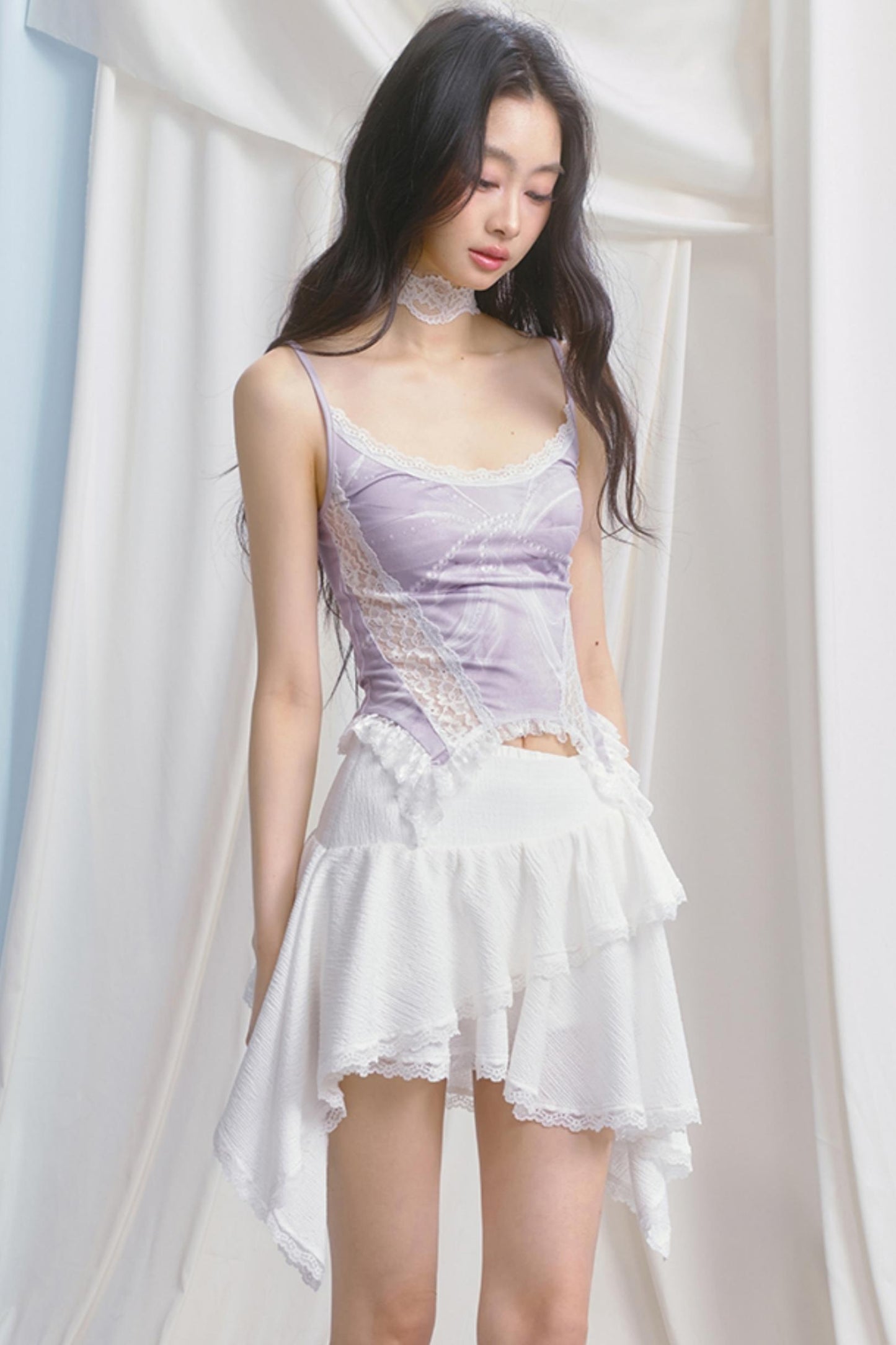 Romantic White Skirt