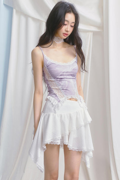 Romantic White Skirt