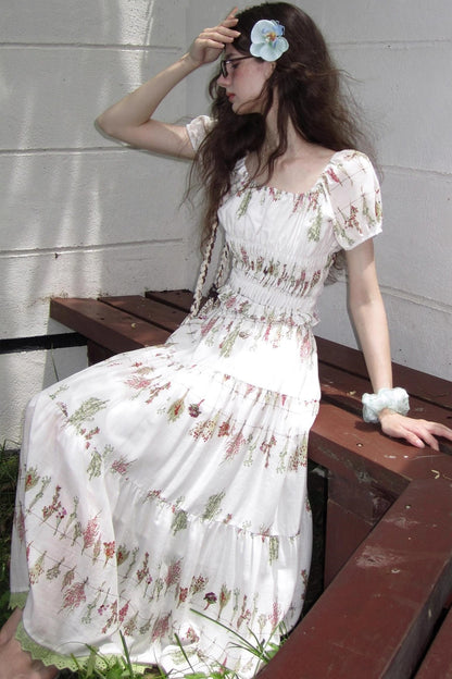 Botanical Linen Skirt Set-Up