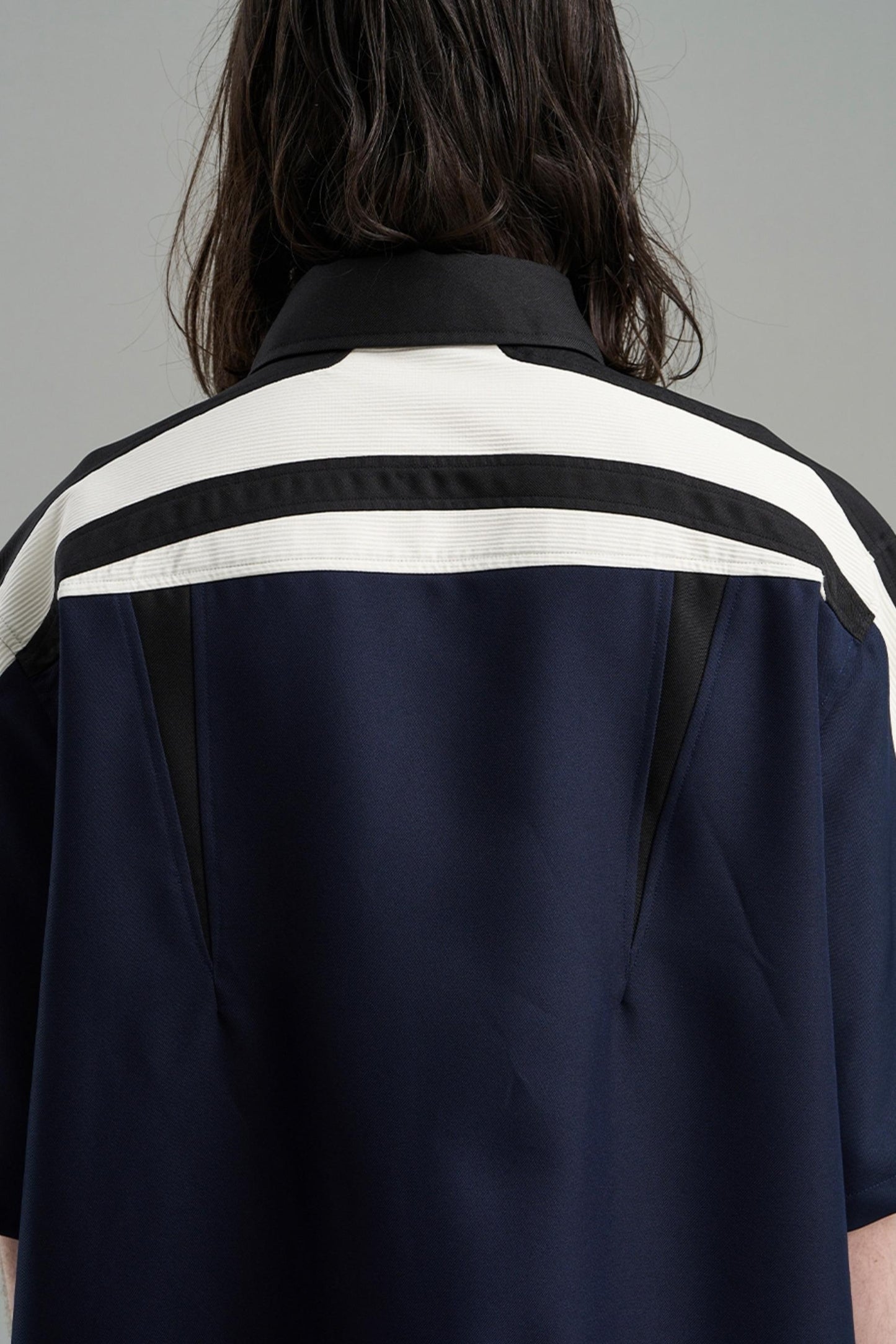 Asymmetric Color Shirt