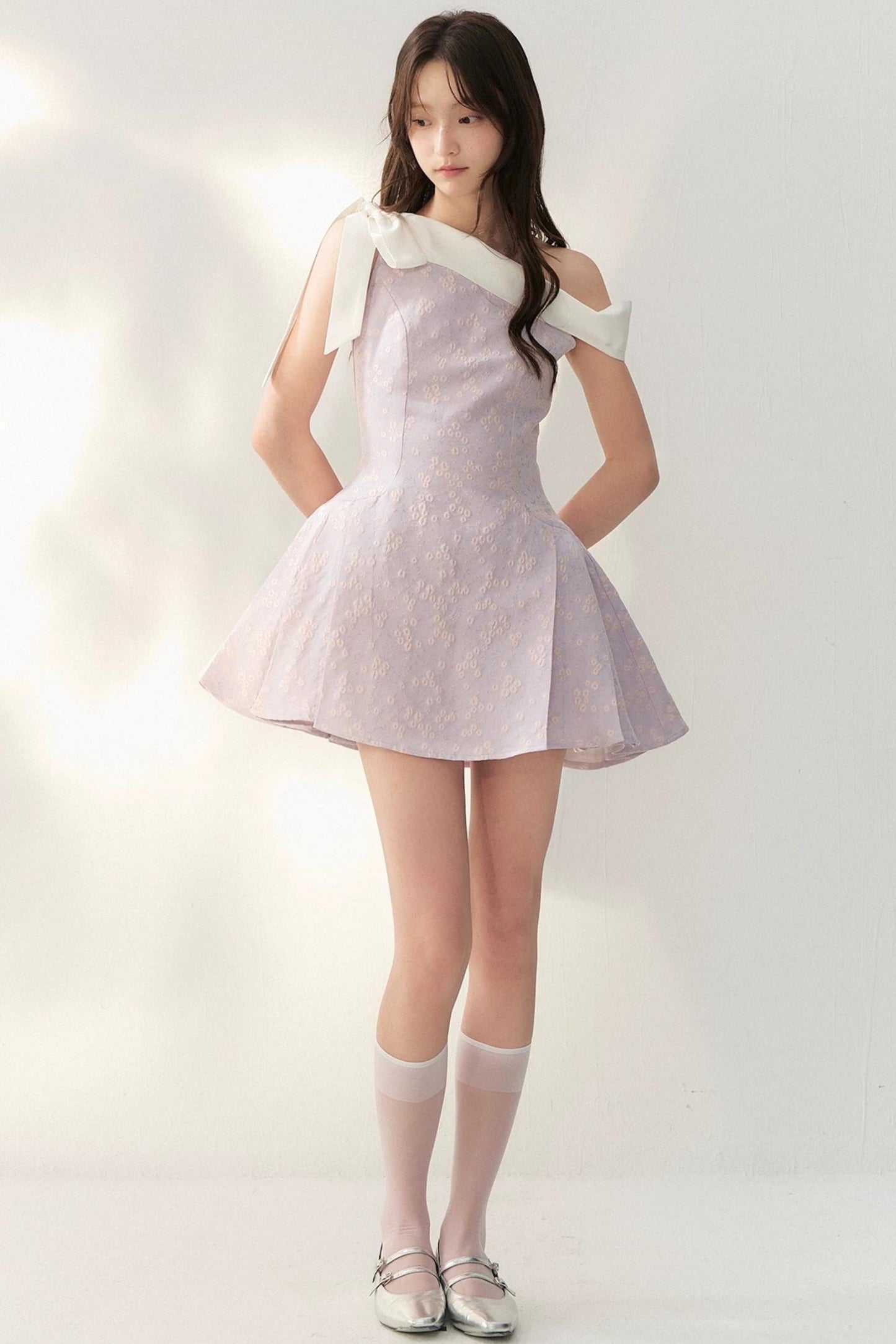 Summer Stereo Bow Tie Dress