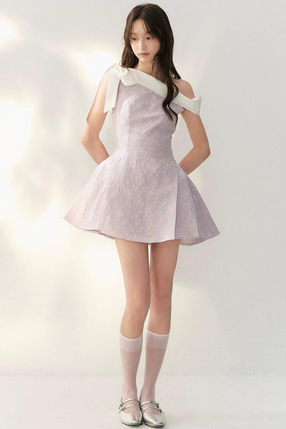 Summer Stereo Bow Tie Dress