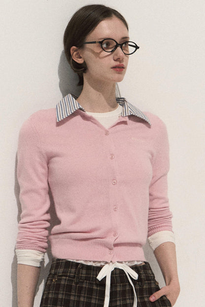 Slim Fit Wool Knit Top