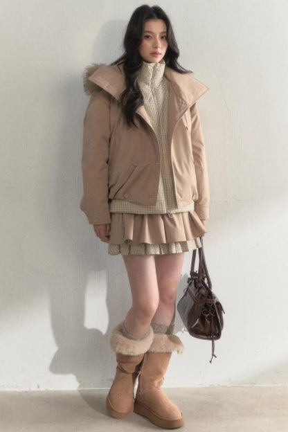 Retro Khaki Tutu Skirt