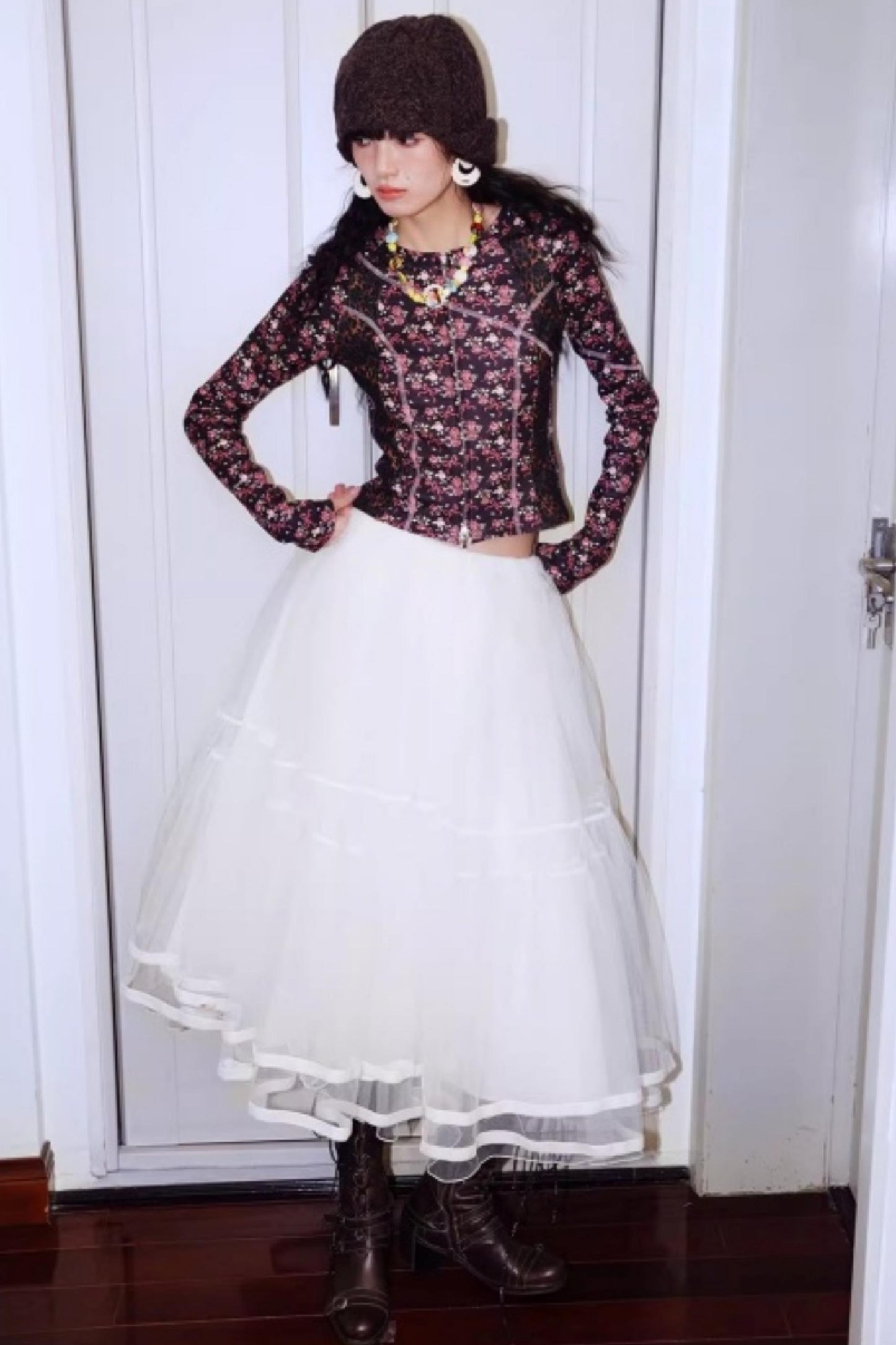 Vintage Leopard Velvet T-Shirt