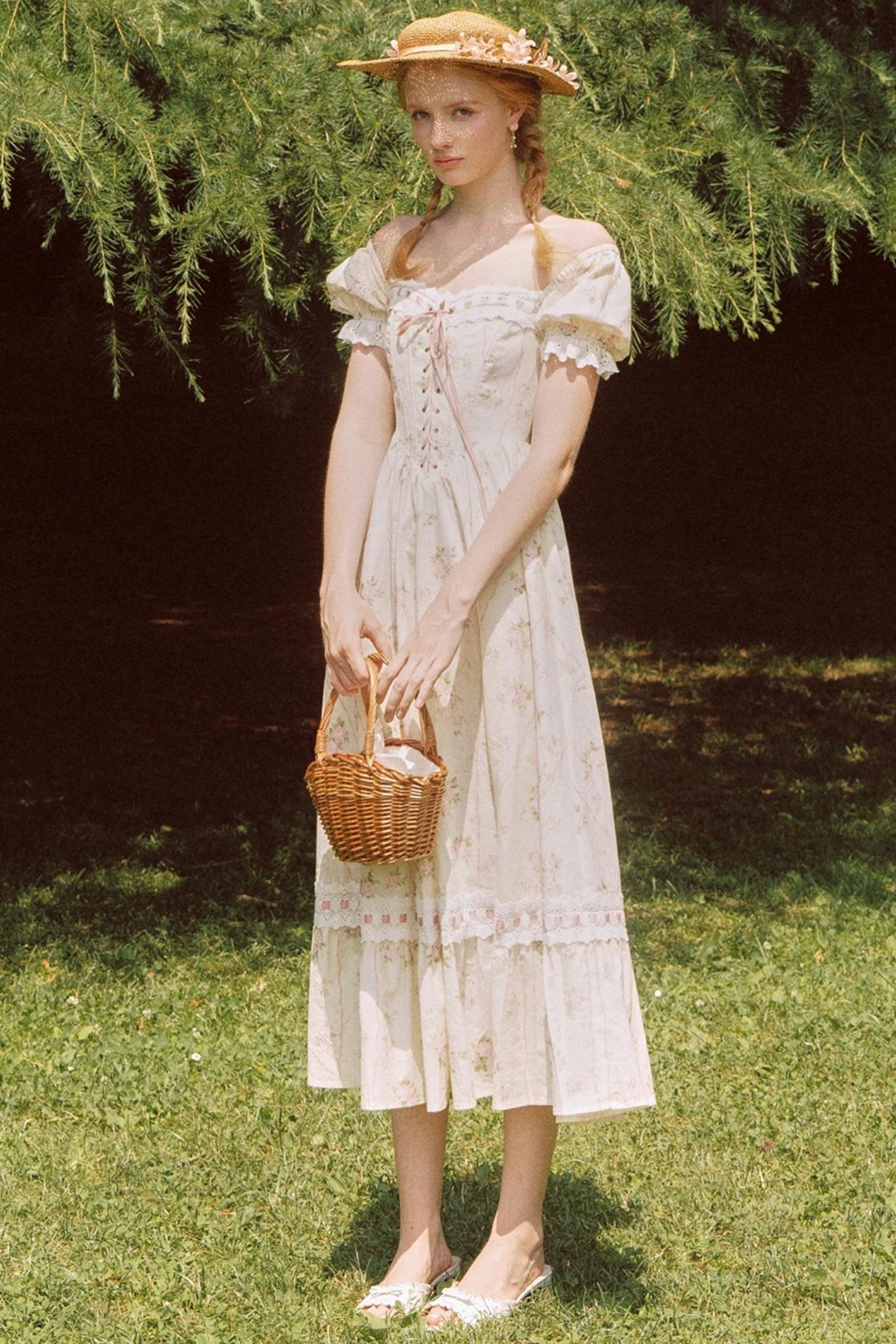 Herringbone Corset Dress