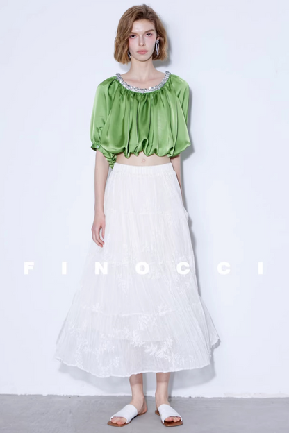Romantic Lace A-Line Skirt