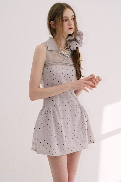 Misty Purple Retro Dress