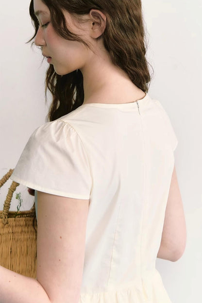 Colorful Embroidered Double-Layer Dress