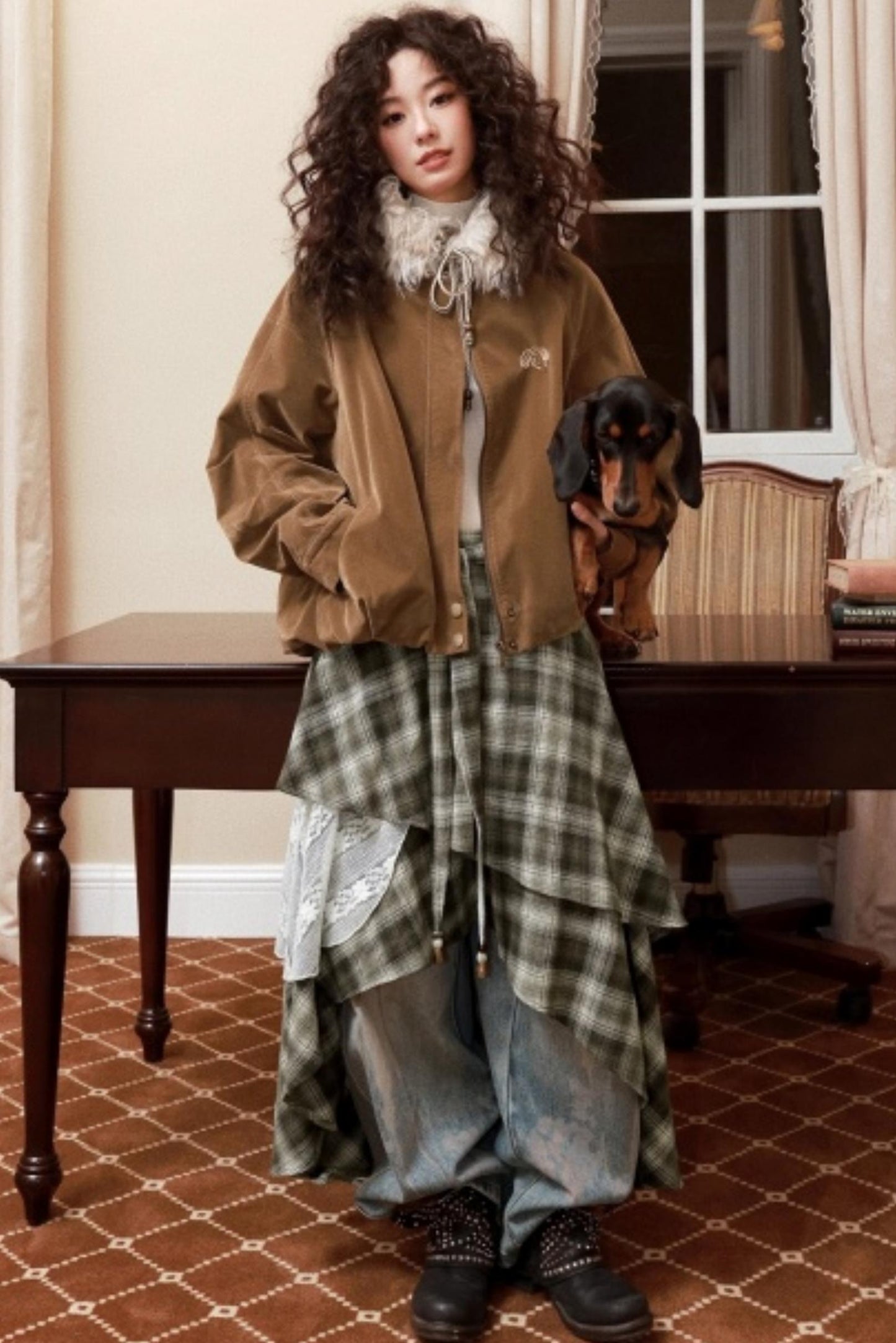 Irregular Patchwork Lace Skirt