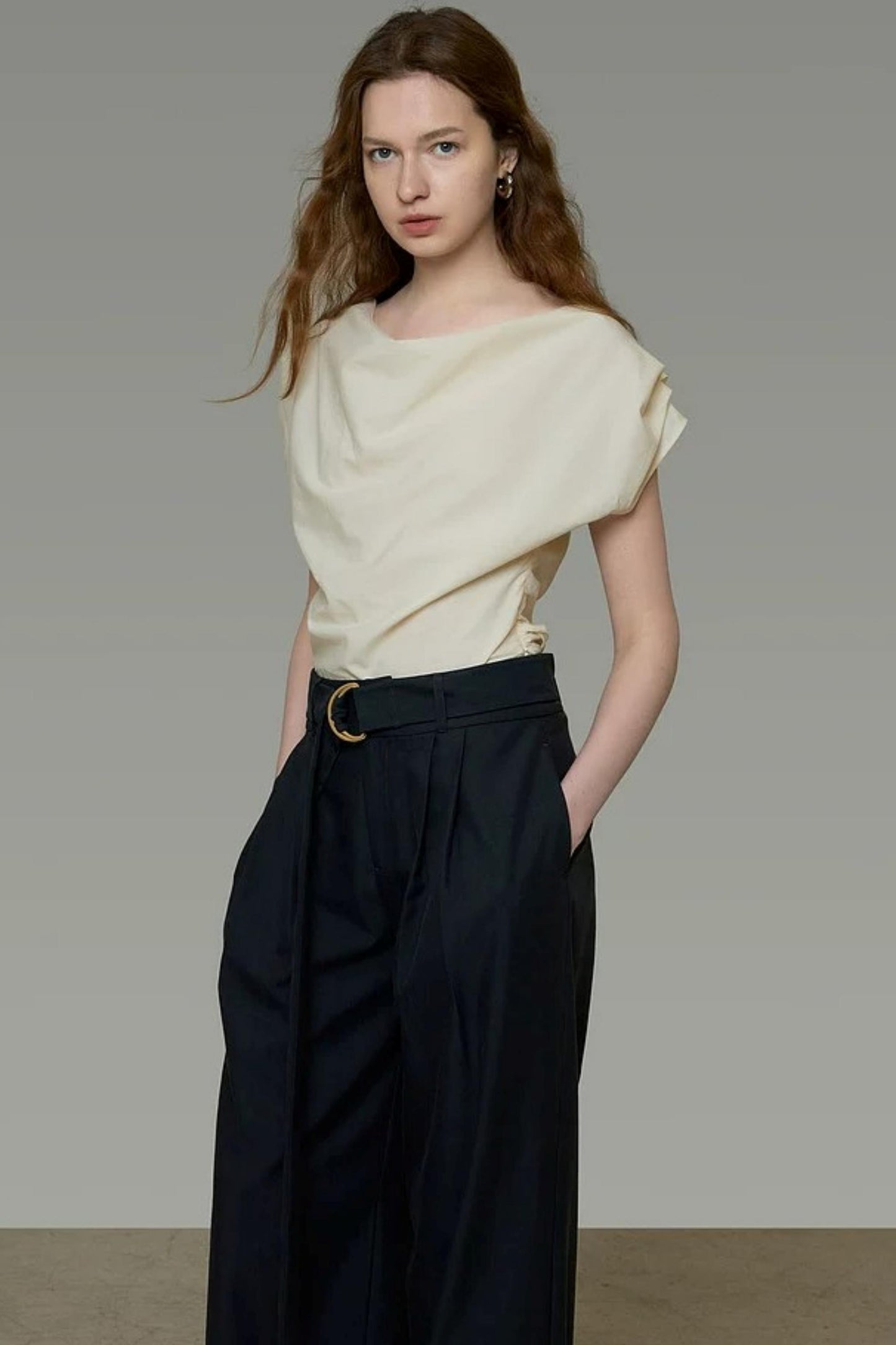 Flowing Collar Blouse