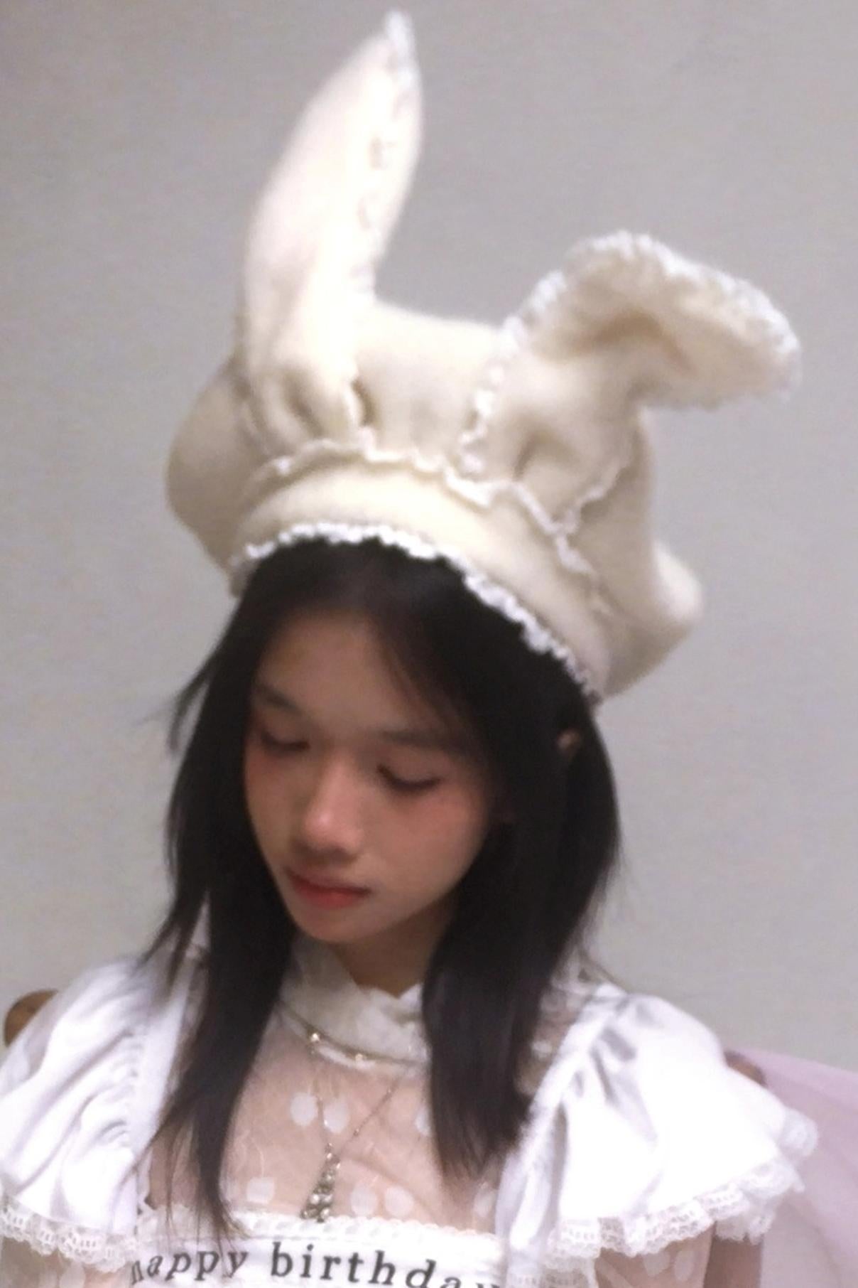 Institute Happy Birthday Lace Beret