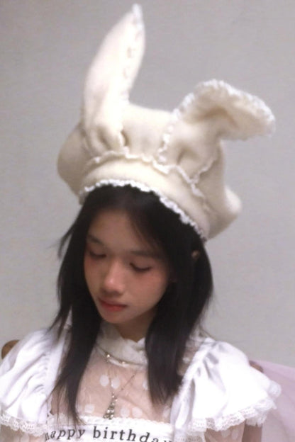 Institute Happy Birthday Lace Beret