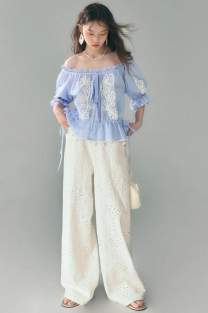 Ethereal Wide-Leg Jeans