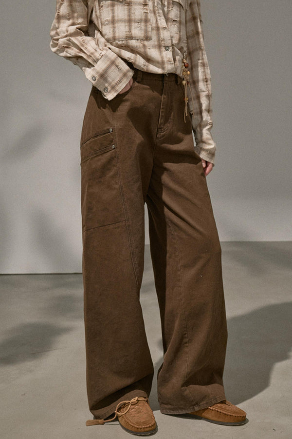 Luxury Riveted Casual Pants