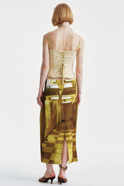 Light Yellow Lace Camisole