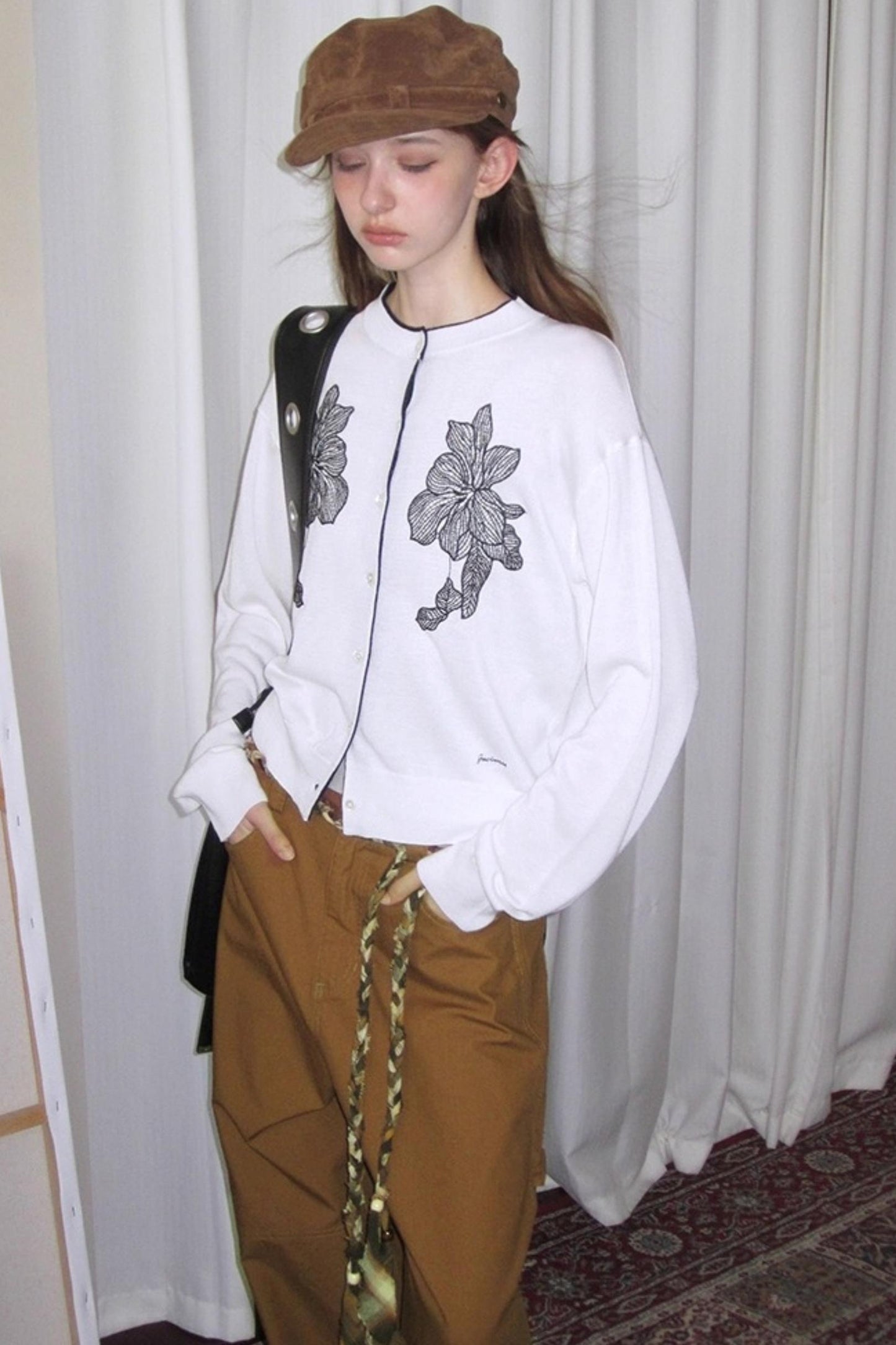 Light Wool Blend Cardigan