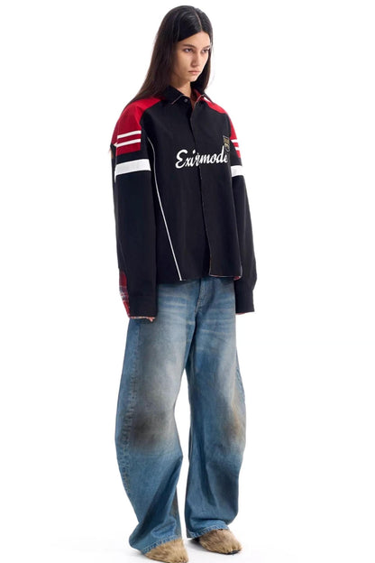 Reversible Plaid Shirt Jacket