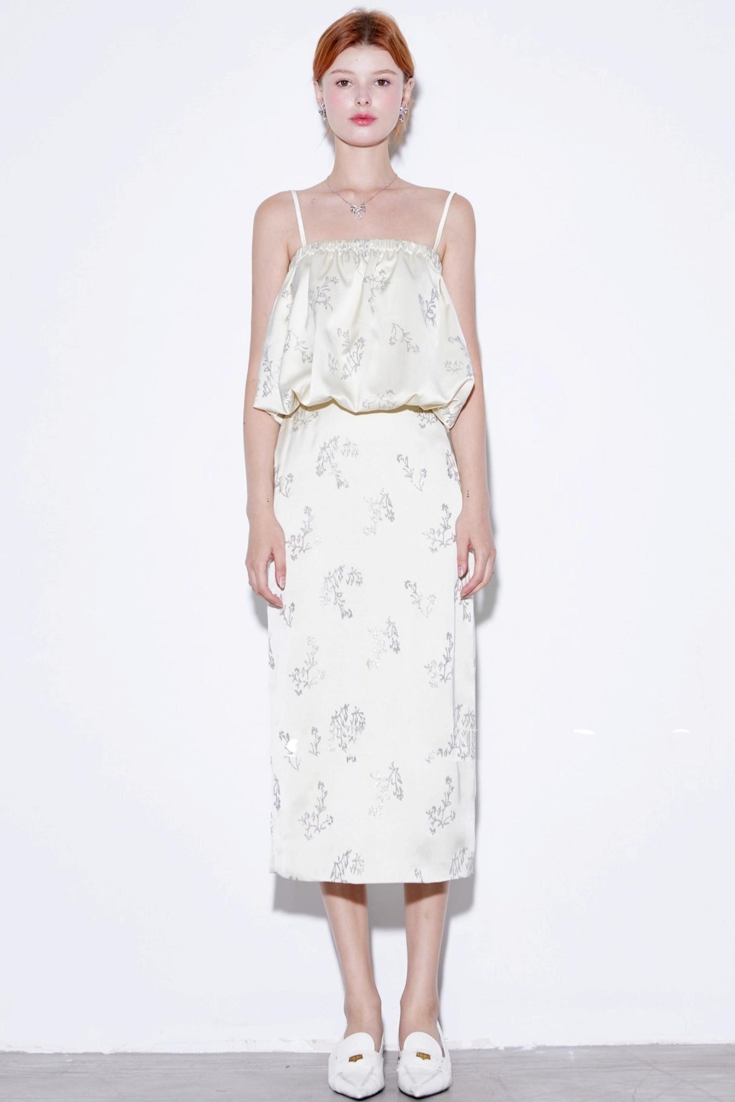 Silver Branches Luxury Suit Set-Up