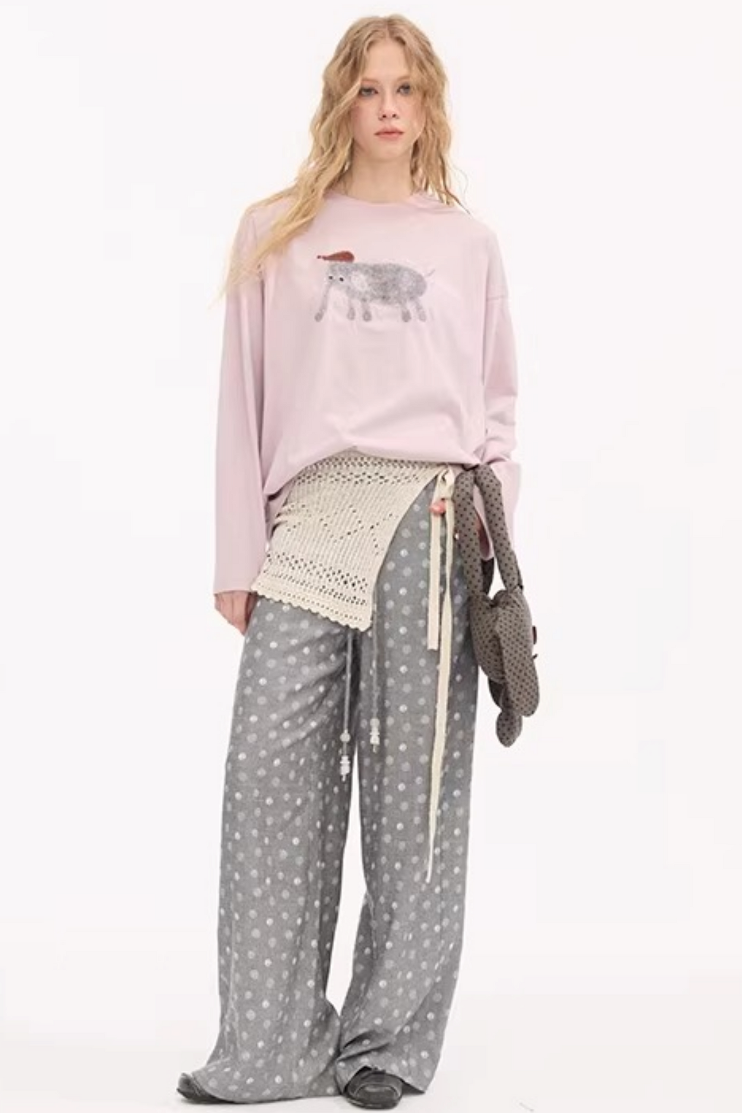 Beaded Polka Dot Pants