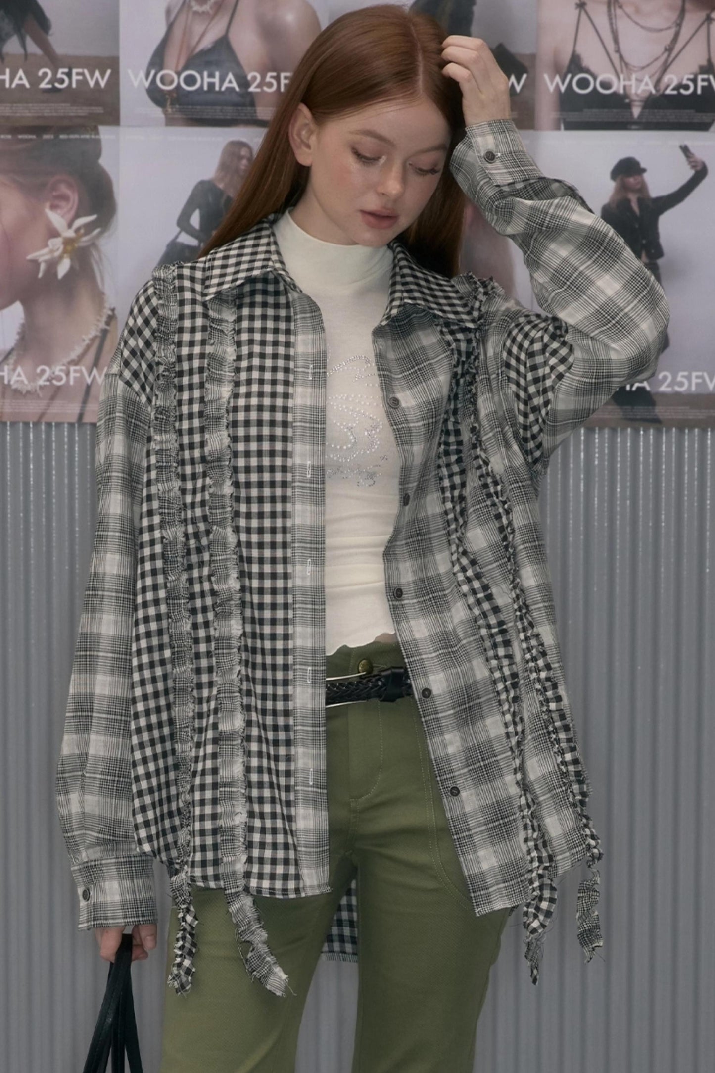 Retro Plaid Casual Loose Shirt