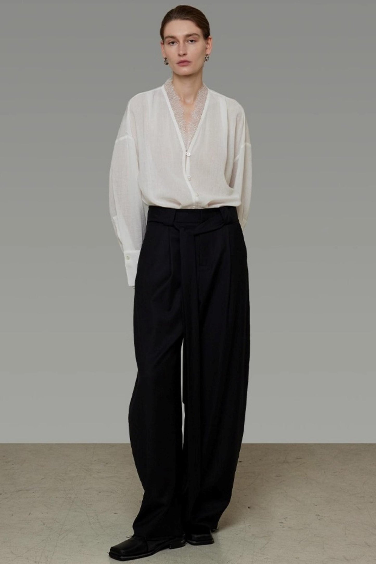 Autumn Lace V-Neck Top