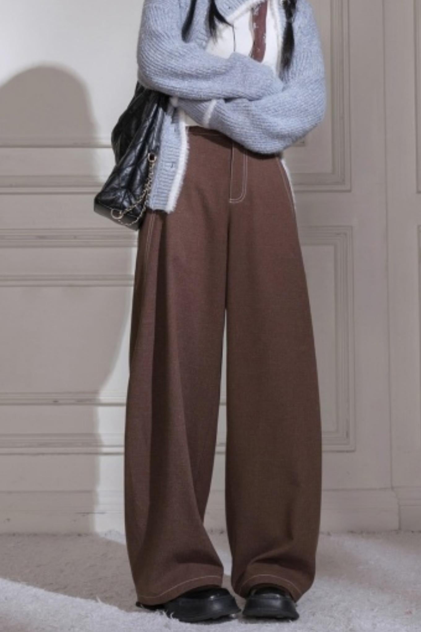 Autumn Maple Silhouette Pants