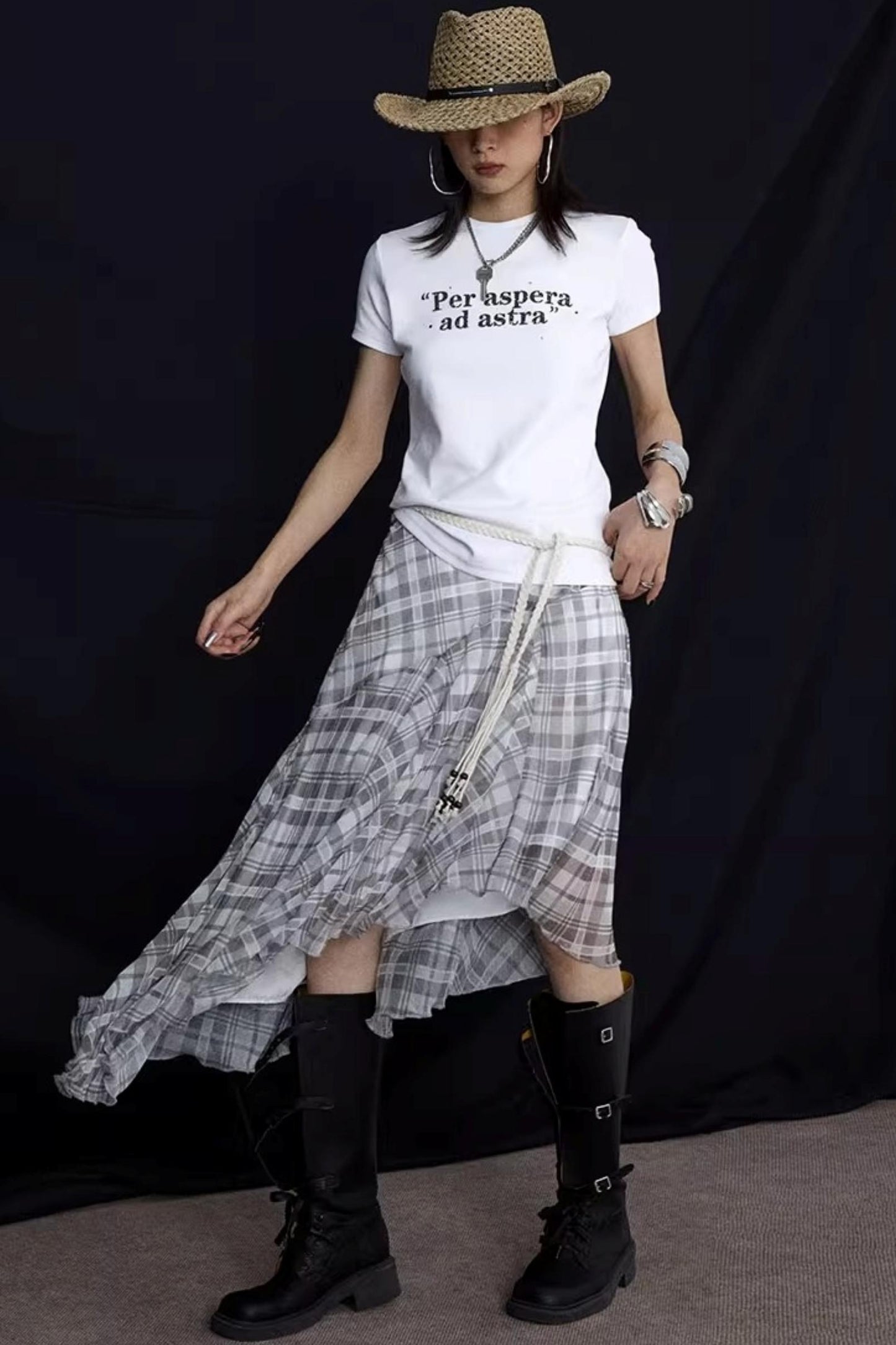 Summer Ruffled Irregular Skirt