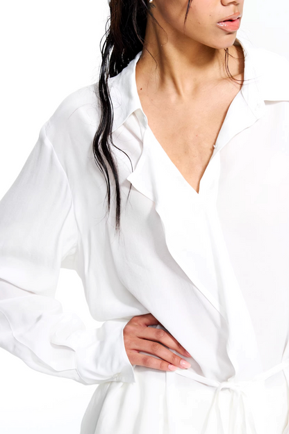 Heavy Sand-Washed Tencel Shirt
