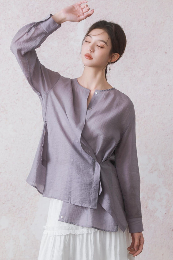 Wave Light Purple Shirt