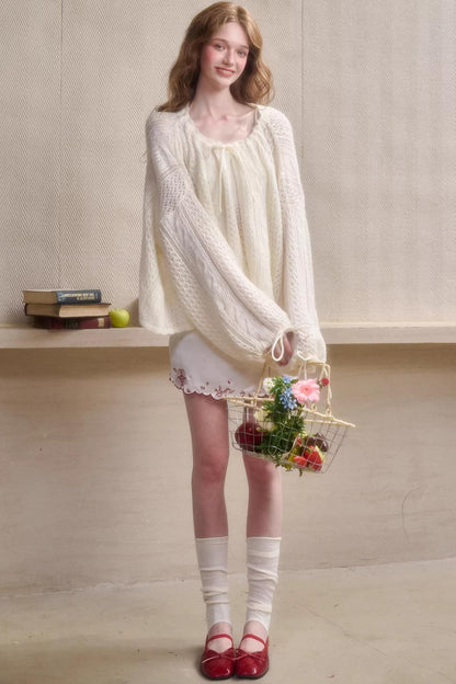 Riverbank of the Wind Mohair Sweater