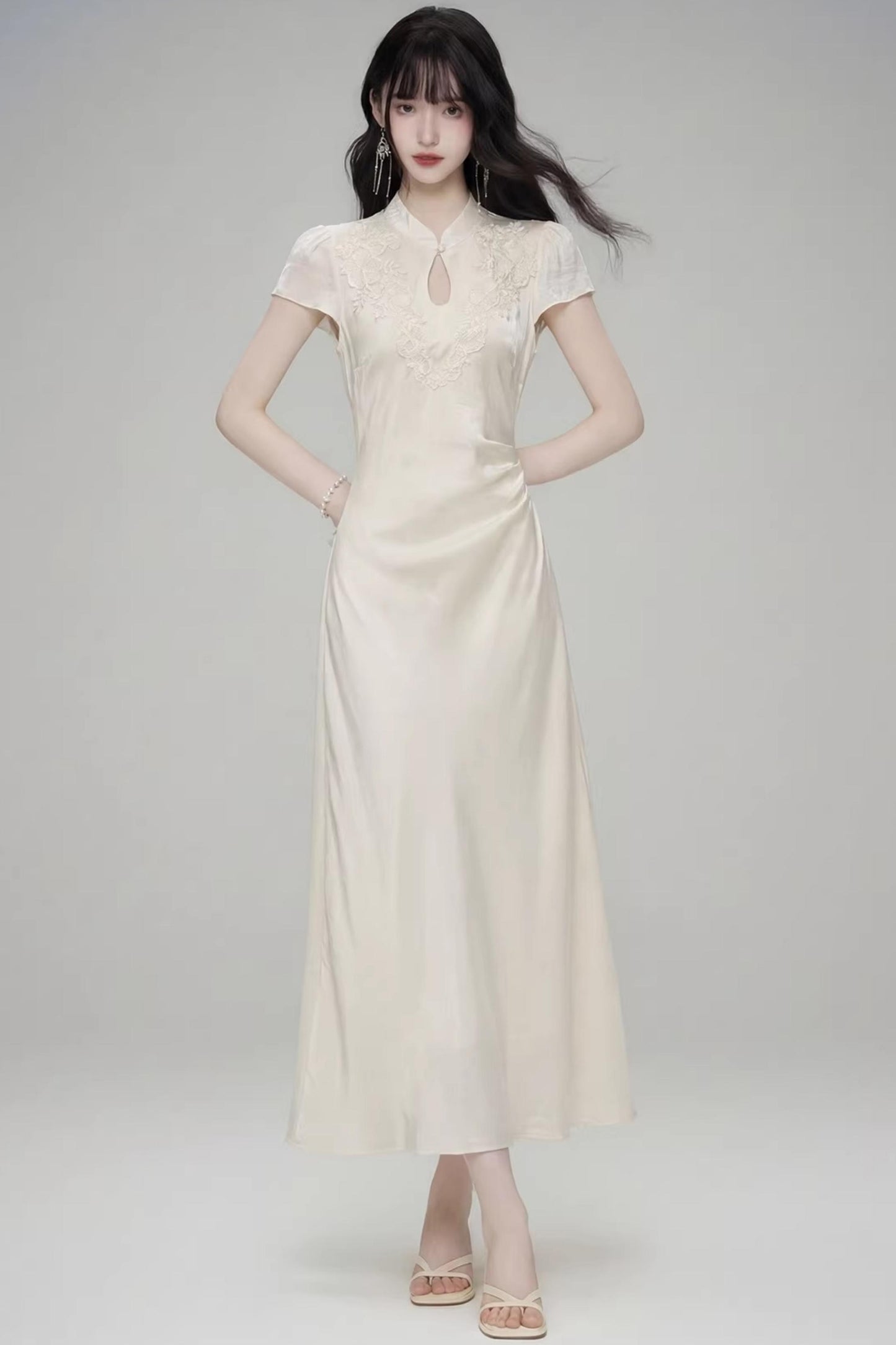 Purple Smoke Graceful Dress