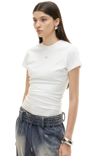Classic Hourglass Embroidery Top