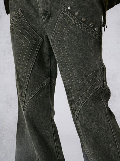 Low Rise Flared Jeans