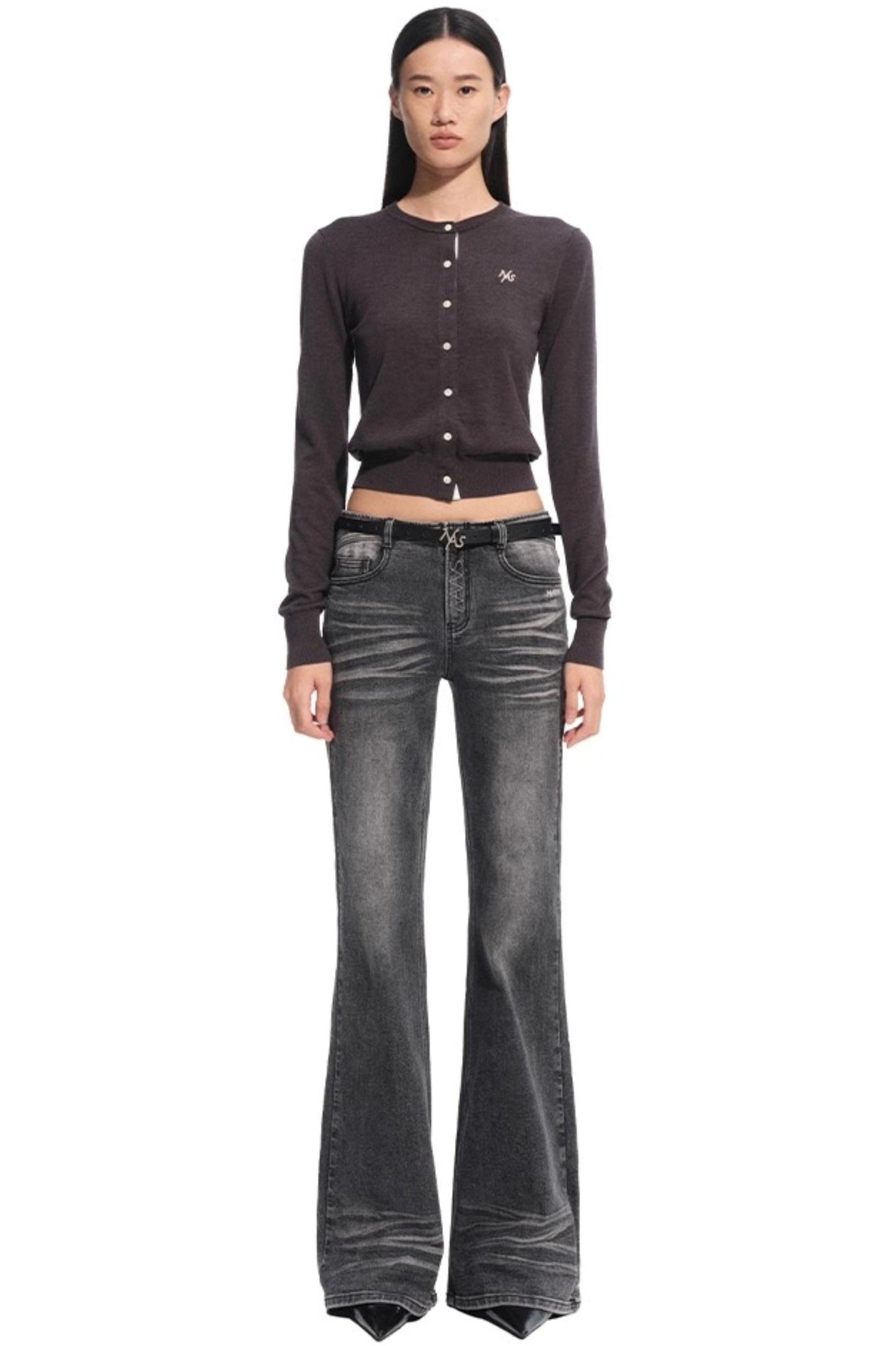 Rosemary Silk Wool Knit Cardigan