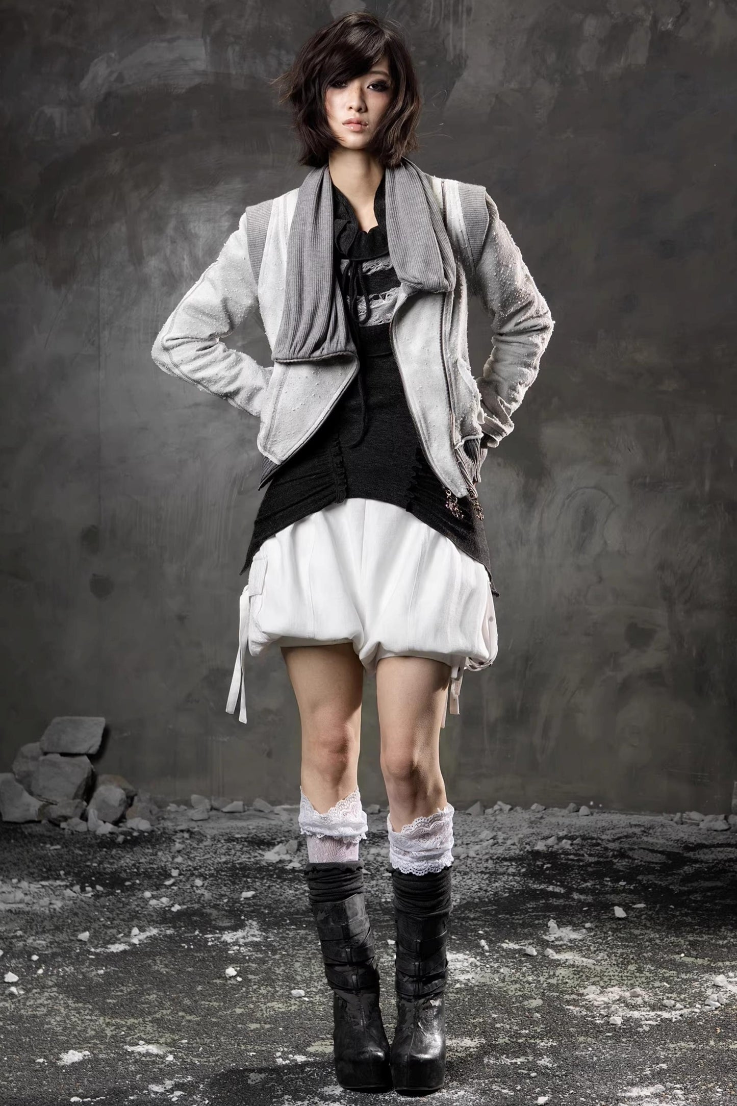 Stacked Collar Jacket