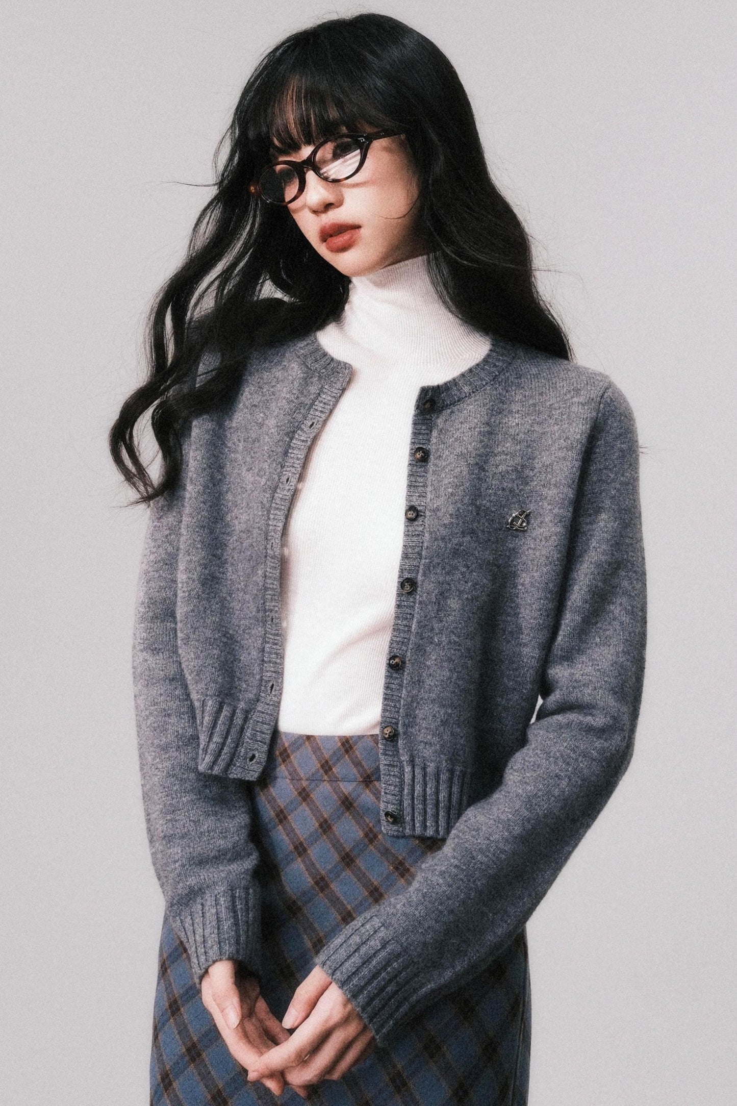 Straight Cut Vintage Wool Cardigan