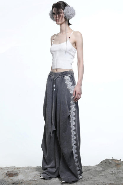 Convincing Wool Knit Halterneck Set-Up