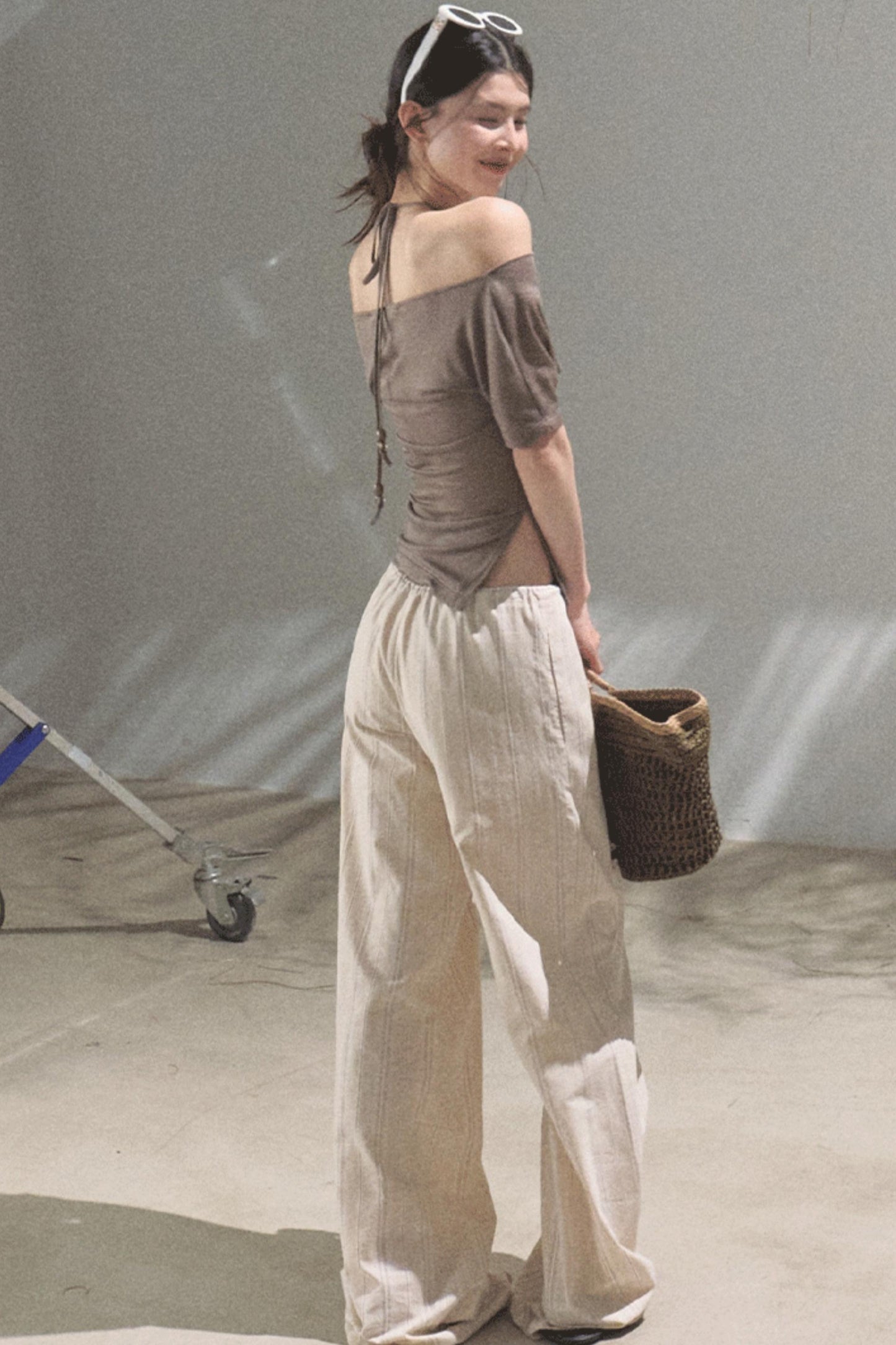 Amber Striped Pants Set-Up