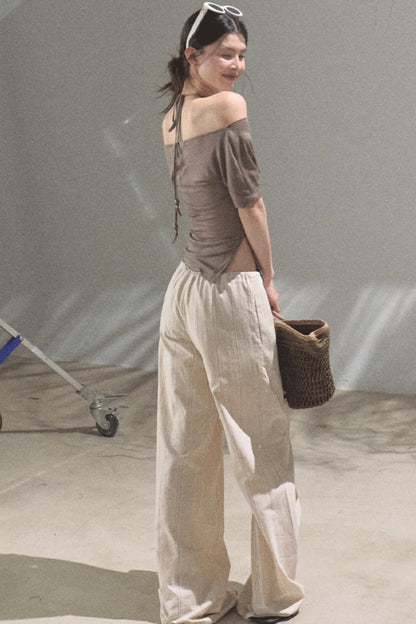 Amber Striped Pants Set-Up