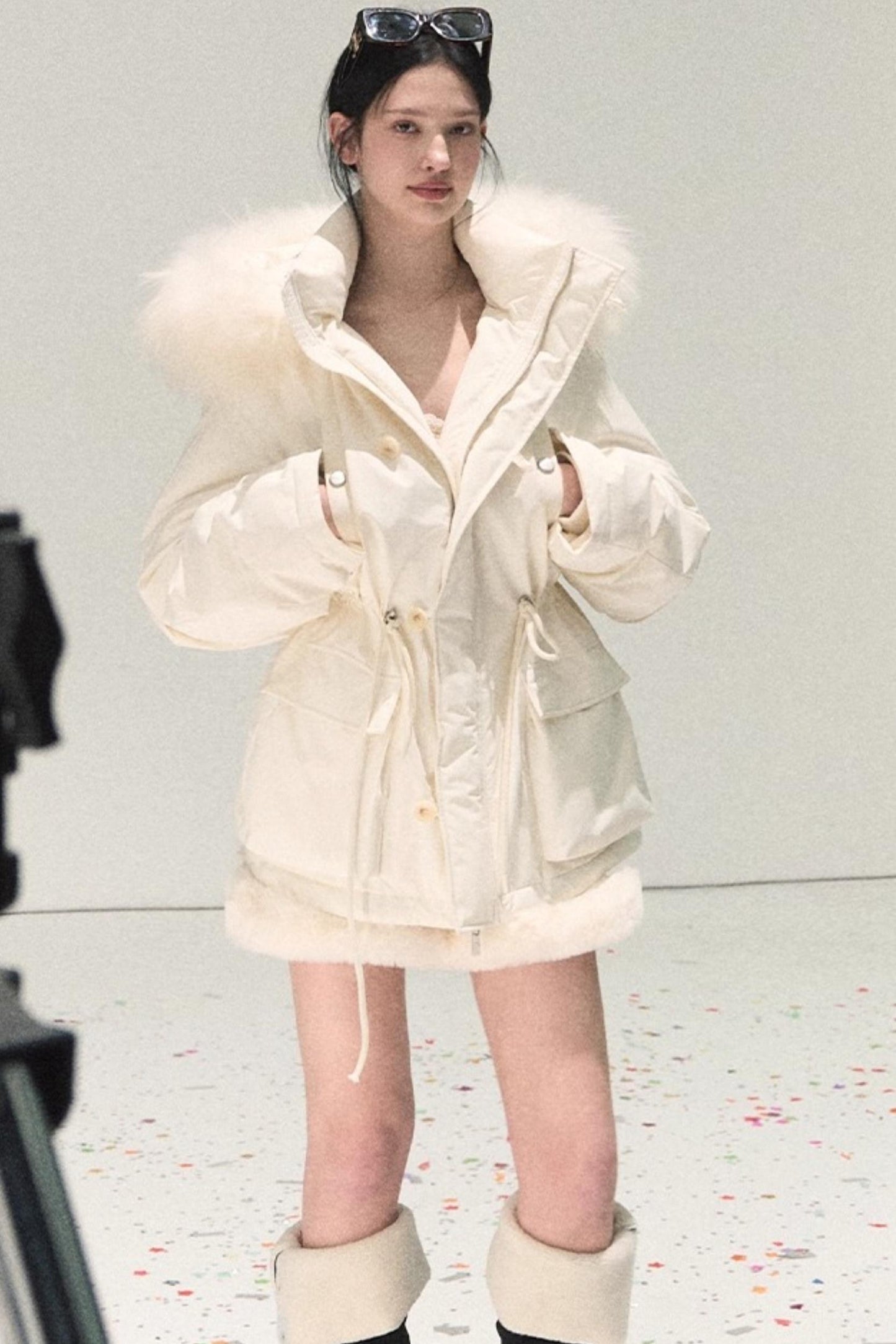 Snowfall Lace Knit Dress