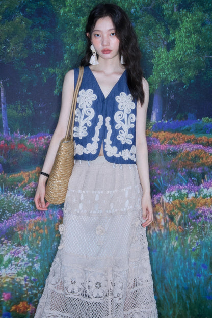 Wilderness Flower Maxi Skirt