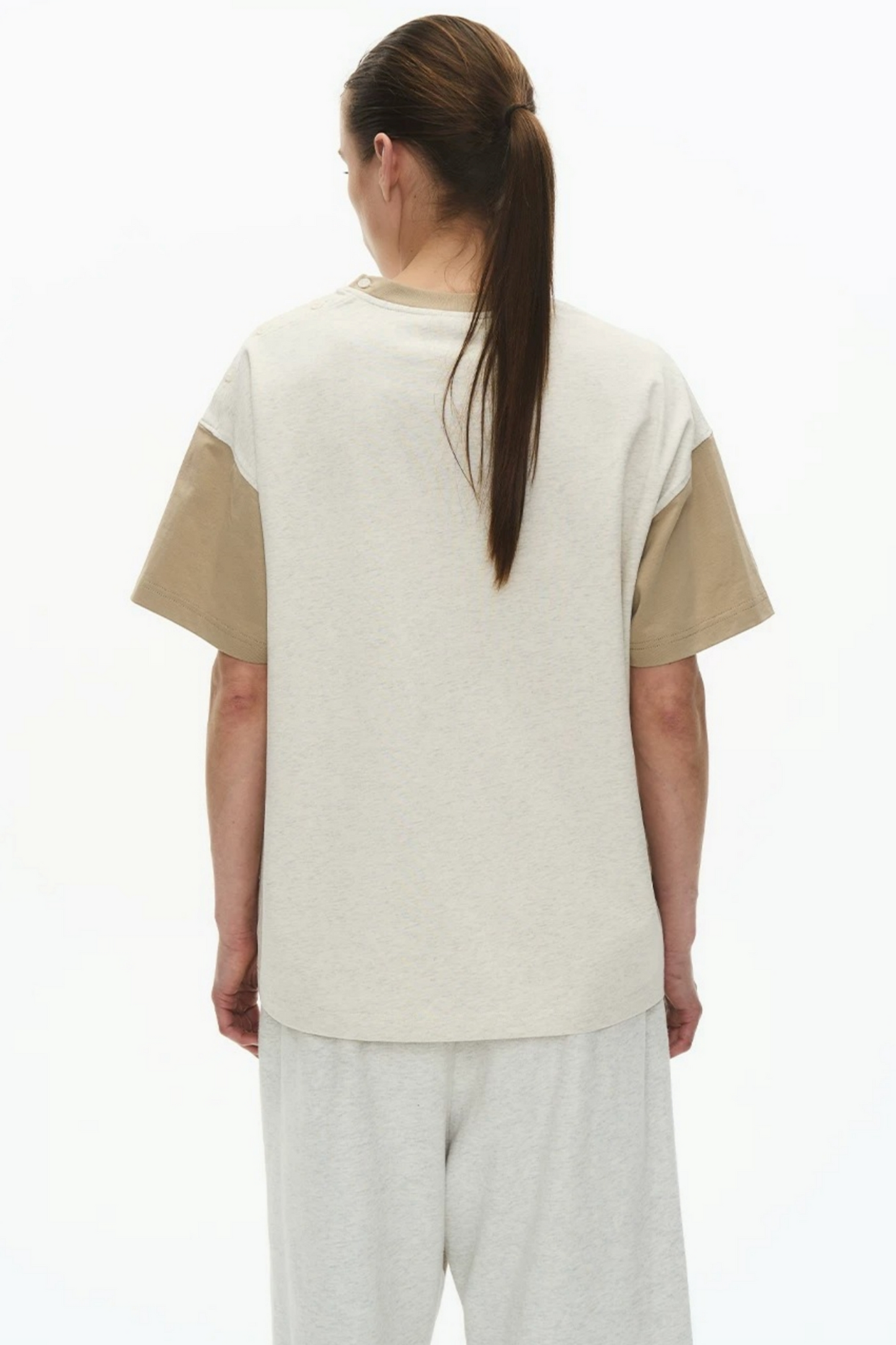 Exitmode Retro Distressed Floral Embroidery T-Shirt
